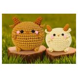 Y-times Crochet Kit for Beginners,DIY Sheep Crochet Kit,Learn to Crochet for Adults Kids,Cute Sheep Knitting Kit Supplies,Accessories Including Yarn Hook -with Step-by-Step Video Tutorials