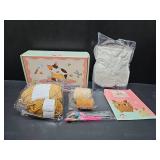 Y-times Crochet Kit for Beginners,DIY Sheep Crochet Kit,Learn to Crochet for Adults Kids,Cute Sheep Knitting Kit Supplies,Accessories Including Yarn Hook -with Step-by-Step Video Tutorials