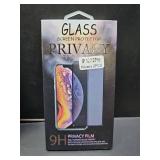 LOT OF 2, ORIbox Privacy Glass Screen Protector for iPhone 12 and iPhone 12 Pro, 2 Packs Anty-Spy Anti-Bubble Tempered Glass Screen Protector