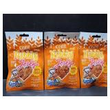Lot of 3 Catit Nibbly Jerky Cat Treats, Chicken Recipe - Grain-Free Cat Treat White 1.06 Ounce BB 17 SEPT 2025
