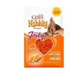 Lot of 3 Catit Nibbly Jerky Cat Treats, Chicken Recipe - Grain-Free Cat Treat White 1.06 Ounce BB 17 SEPT 2025