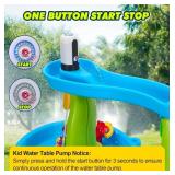 Water Table Pump,Kids Water Pump for Water Table,Water Table Accessories Small Cordless Water Pump for Water Table Fun Summer Outdoor Activities
