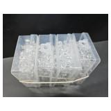 Lot of 4 120Pcs Clear Push Pins Tacks for Bulletin Board, Plastic Head, Steel Point, Thumb Tacks