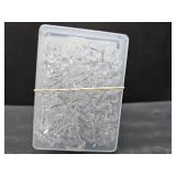 Lot of 4 120Pcs Clear Push Pins Tacks for Bulletin Board, Plastic Head, Steel Point, Thumb Tacks
