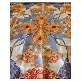 MONGGIL Satin Silky Sqaure Scarf Paisley Floral Bandanas Hair Head Neck Band Scarves for Women Lightweight 27inches