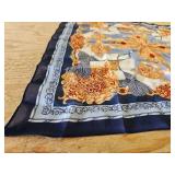 MONGGIL Satin Silky Sqaure Scarf Paisley Floral Bandanas Hair Head Neck Band Scarves for Women Lightweight 27inches