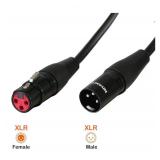 XLR Microphone Cable Male to Female Mic Cord 6ft Balanced XLR Cable for Speaker System, Microphone, Audio Interface, Mic Mixer and Recording Devices