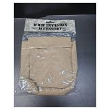 World War 2 Wwii Soldier Utility Costume Bag Pouch Accessory Mens Brown Tan