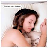 Heatless Curls Overnight, Hair Curlers to Sleep in, Soft Heatless Curling Ribbon Set With Clips for Perfect Natural Curls, Long Short Hair (Brown)
