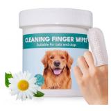 No Pawblems Dog Ear Wipes Finger, Dog Ear Cleaner, 50 Pcs