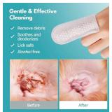 No Pawblems Dog Ear Wipes Finger, Dog Ear Cleaner, 50 Pcs