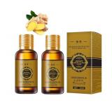 2PC (60ml) Belly Drainage Ginger Oil, Slimming Tummy Gingers Oil, Ginger Oil Lymphatic Drainage Massage, Ginger Essential Oil Care for Skin