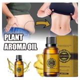 2PC (60ml) Belly Drainage Ginger Oil, Slimming Tummy Gingers Oil, Ginger Oil Lymphatic Drainage Massage, Ginger Essential Oil Care for Skin