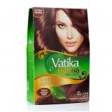 Lot of 2 Dabur Vatika Henna Hair Color - Henna Hair Dye and Conditioner, Zero Ammonia for Strong and Shiny Hair, 100% Grey Coverage, 6 Sachets X 10g (Natural Brown) BB 6 2025