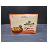 Wellness CORE Tiny Tasters Pate Adult Wet Cat Food, Natural, Protein-Rich, Grain Free, 1.75 Ounce Pouch, 12 Pack (Chicken) BB Feb 2025