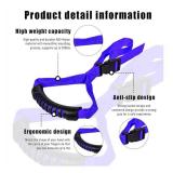 Yourkar 2 PCS Car Adjustable Grab Handle, Portable Auto Cane Grab Handle, Safety Assist Support Grab Bar for Elderly Disabled, Vehicle Mobility Assist Device Accessories (Blue)