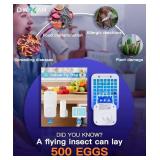 Indoor Fly Trap, Plug-in Bug Light Catcher with UV and Blue Light - Fruit Fly Traps for Indoors, Gnats, Mosquitoes, Flies, Moths,House Flies - Fly Traps Indoor for Home-400 Sq Ft of Protection