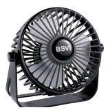 BSVI Desk Fan Portable, Personal Mini Desktop 3 Speeds Quiet Small Table Fan with Cable USB Powered for Home Office Study reading Bedroom Indoor Car Outdoor Travel