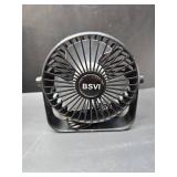 BSVI Desk Fan Portable, Personal Mini Desktop 3 Speeds Quiet Small Table Fan with Cable USB Powered for Home Office Study reading Bedroom Indoor Car Outdoor Travel