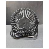 BSVI Desk Fan Portable, Personal Mini Desktop 3 Speeds Quiet Small Table Fan with Cable USB Powered for Home Office Study reading Bedroom Indoor Car Outdoor Travel