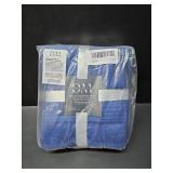 Dewall Maisons Navy Blue 6-Piece Plush Hand Towel Set - Luxurious Cotton Towel, 16" x 28" - Soft        Quick-Drying        Perfect for an Elegant Bathroom"