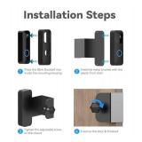 Anti-Theft Blink Doorbell Mount, No-Drill Mounting Bracket Only Compatible with Blink Doorbell Camera 1st Gen (Not for 2nd Gen), Accessories for Apartment Home Rentals (Blink Doorbell is NOT Included)