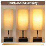 Cordless Table Lamp, Battery Operated Lamp Touch Dimmable,Rechargeable Lamp for NightStand, Battery Powered Wireless Table Lamp for Decor, Living Room, Dorm-2Pack
