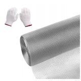 YLJNGUS 304 Stainless Steel Mesh Screen - 20 Mesh 15.7"x9.8FT(40cmx300cm) Fine Wire Mesh with Protective Gloves Window Screen Roll 1mm Hole Filter Woven Wire for Vent        Home        Prevent Mouse 