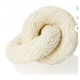 BOIHEGU Knot Chain Link for Coffee Table Decor, 2 Link Resin Aesthetic Decor Decorative Chain Knot, Beige Cool Stuff to Put on Shelf, Boho Minimalist Knot Decor for Neutral Home Decor
