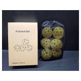 Pickleball Balls, 40 Holes Outdoor Pickleballs, High Elasticity & Durable Pickle Balls for All Style Pickleball Paddles Yellow