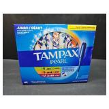 Tampax Pearl Tampon Multipack w/LeakGuard Braid  Super/Super Plus/Ultra Absorbency  45 Ct Unscented