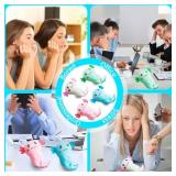 4PCS Stress Relief Axolotl Toy|Taba Squishy Squeeze Axolotl Party Favors Toy |Cute Malt Sugar Filled Sensory Fidget Toy | Filled Stretchy Salamander Animal Fun Squeeze Toy(4.7 x 3.9 Inch)