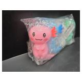 4PCS Stress Relief Axolotl Toy|Taba Squishy Squeeze Axolotl Party Favors Toy |Cute Malt Sugar Filled Sensory Fidget Toy | Filled Stretchy Salamander Animal Fun Squeeze Toy(4.7 x 3.9 Inch)
