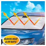 Car Interior Windshield Sunshade Large 55"x31"        Car SUV Truck Sunshade Umbrella        Patented Design"