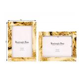 Handicrafts Home 5x7 Picture Frames Pack of 2 - Deco Collection Handcrafted Photo Frames