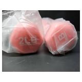 Amazon Basics Neoprene Dumbbell Hand Weights for Exercise and Muscle Toning 2LB