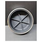 Slow Feeder Pet Bowl, 32oz (4 Cups), Stainless Steel, Non-Slip Base, BPA/PVC/Lead-Free, Portable, Removable Insert for Food and Water Bowl, Healthy Eating for Both Dogs and Cats, Black