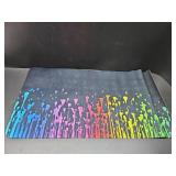 FengFaer Computer Large Mouse Pad for Desk, Desk Matt for Desktop, Large Desk Mat with Colorful Raindrops, Keyboard Mat with Non-Slip Base, Waterproof Computer Mats for Desk Office Gaming (Style B) 29