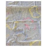 Glow in Dark Gaming Blanket Grey 50x60 Luminous Game Controller Throw