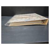 Homecooked Happiness Vintage Recipe Binder 3 Ring, 50 Blank Doubled-Size Cards, 50 Clear Protective Sleeves, 5 Dividers for Recipes Desserts, Bread & Pastries, Main Dishes, Soup & Salads, Appetizers