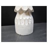 Mud Pie Carved White Wood Tree, Medium Table Sitters 15" Tall"