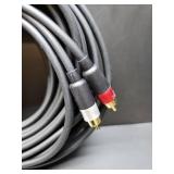 2-Male to 2-Male RCA Audio Cable 32.9 ft/10m