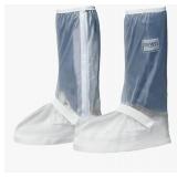 Waterproof Shoe Covers for Rain with Reflector Reusable Waterproof Rain Cover for Shoes Non-Slip PVC Snow Boot Covers XL