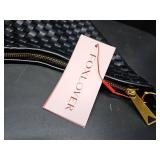 FOXLOVER Vegan Faux Leather Weave Bucket Handbag for Women Fashion Ladies Simplicity Crossbody Handbag Shoulder Purse
