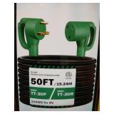 Stright 50ft RV Extension Cord 30 Amp