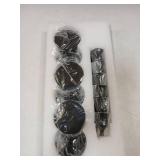 Black Candlestick Holders, Candle Holders for Candlesticks, Black Candle Holder, Black Taper Candle Holder, Black Candle Stick Holders (6 Pcs)