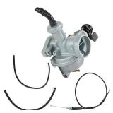 WFLNHB Carburetor Carb with Throttle Cable Replacement for Honda CT90 Trail 1971-1979, CT110 Trail 1980-1986