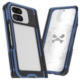 Ghostek Atomic Slim Pixel 9 Pro Fold Case with Built-in Kickstand and Full Hinge Protection Military Grade Metal Protective Phone Cover Designed for 2024 Google Pixel 9 Pro Fold (8") (Blue)