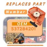455 Recoil Starter Assembly & Repair Kit for Husqvarna 455 Rancher 460 461 Chainsaws, Includes Recoil Pulley Spring Set, Hand Grip, Rope, 537284201 Replacement