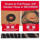 Pocket Hose Copper Head w/New Pocket Pivot Expandable Garden Hose 25 FT, Swivels 360°, Advanced Tri-Tex Tubing & Force Field Jacket, 3X Stronger, Lead-Free, No-Kink, Anti-Burst w/APT
